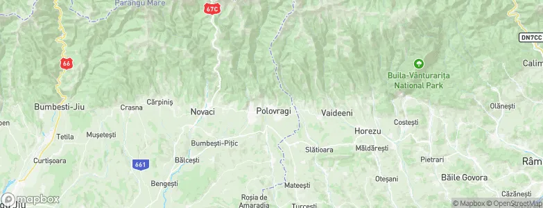 Polovragi, Romania Map