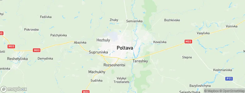 Poltava, Ukraine Map