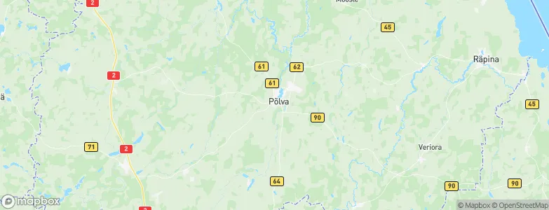Põlvamaa, Estonia Map