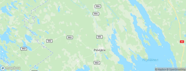 Polvijärvi, Finland Map