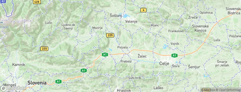 Polzela, Slovenia Map