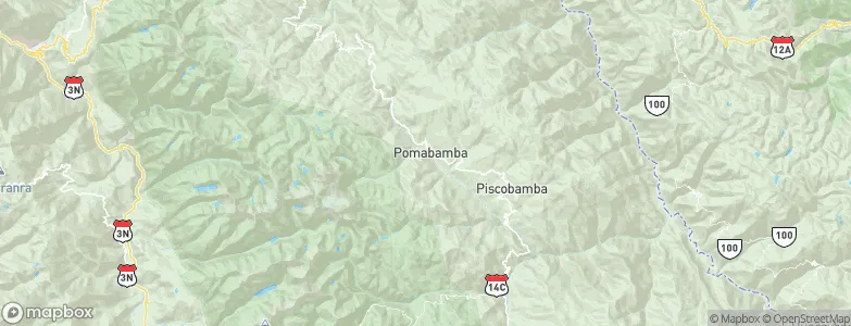 Pomabamba, Peru Map