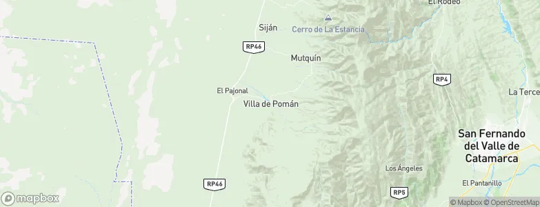 Pomán, Argentina Map