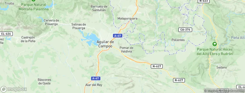 Pomar de Valdivia, Spain Map
