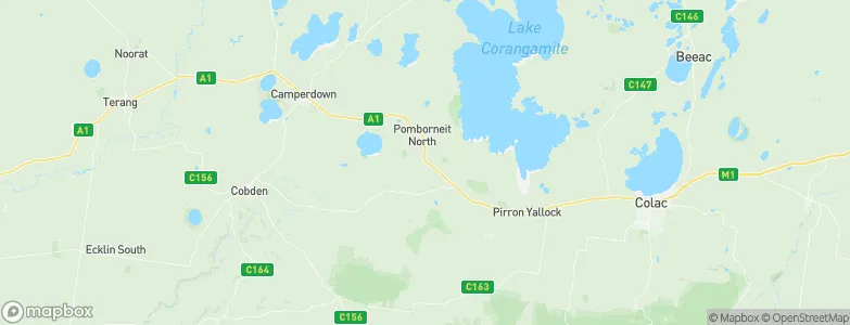 Pomborneit, Australia Map