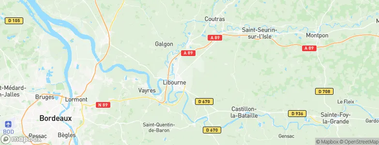Pomerol, France Map