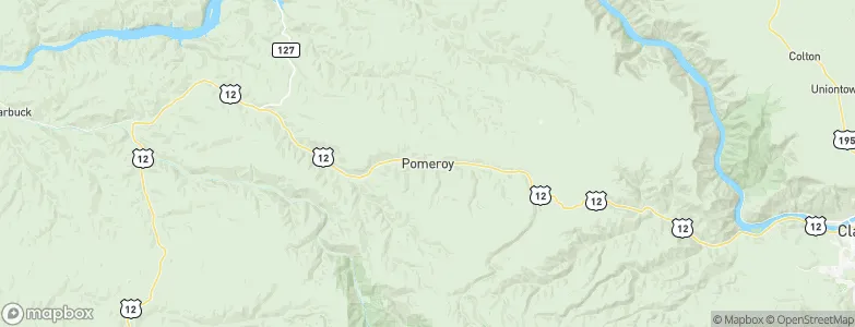 Pomeroy, United States Map