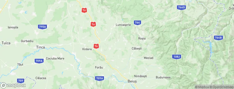 Pomezeu, Romania Map
