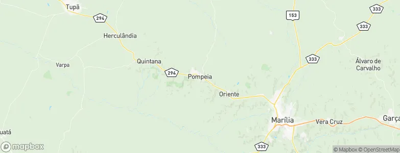 Pompéia, Brazil Map
