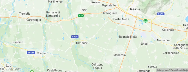 Pompiano, Italy Map