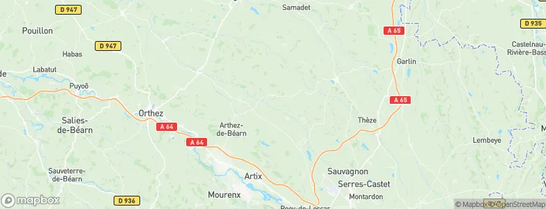 Pomps, France Map
