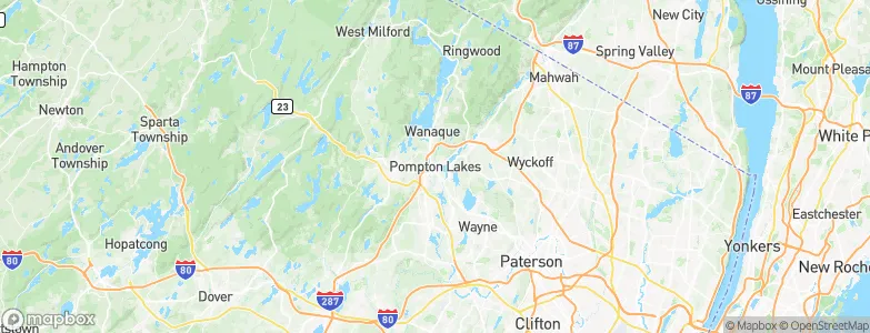 Pompton Lakes, United States Map