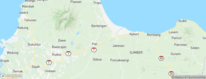Pondohan, Indonesia Map