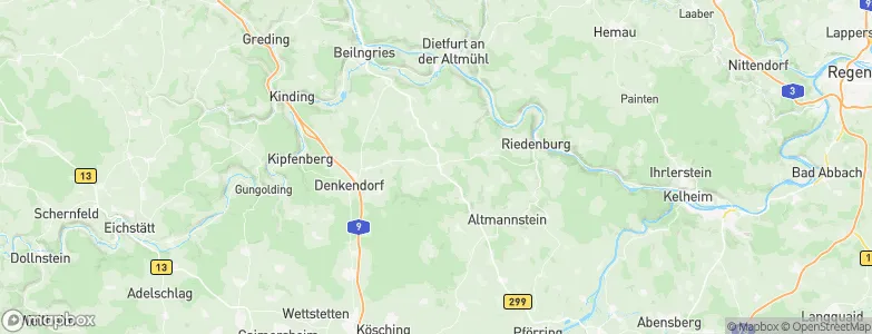 Pondorf, Germany Map