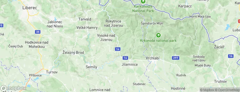 Poniklá, Czechia Map
