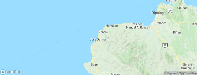 Ponot, Philippines Map