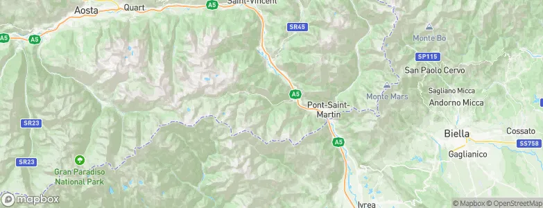 Pont-Bozet, Italy Map