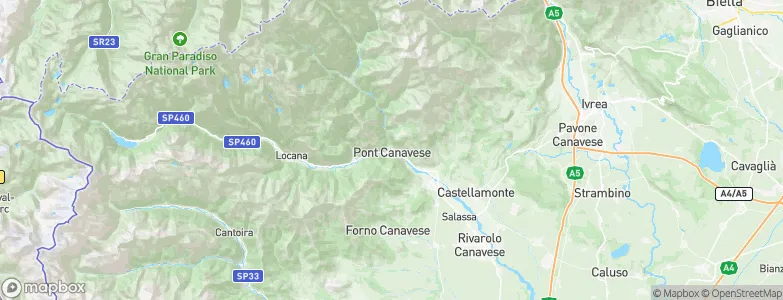 Pont-Canavese, Italy Map
