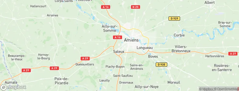 Pont-de-Metz, France Map