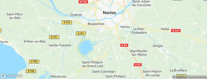 Pont-Saint-Martin, France Map