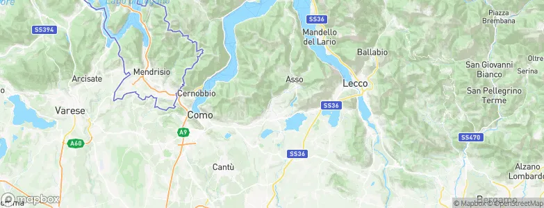 Ponte Lambro, Italy Map