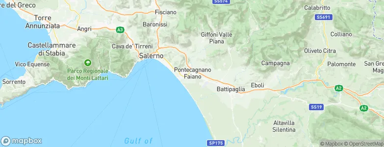Pontecagnano, Italy Map