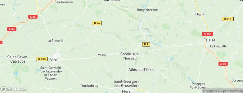 Pontécoulant, France Map