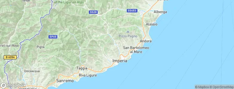 Pontedassio, Italy Map
