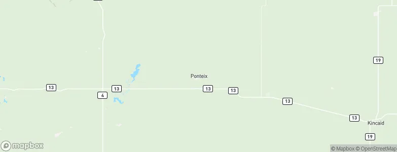 Ponteix, Canada Map