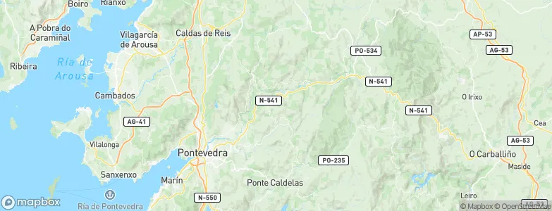 Pontevedra, Spain Map