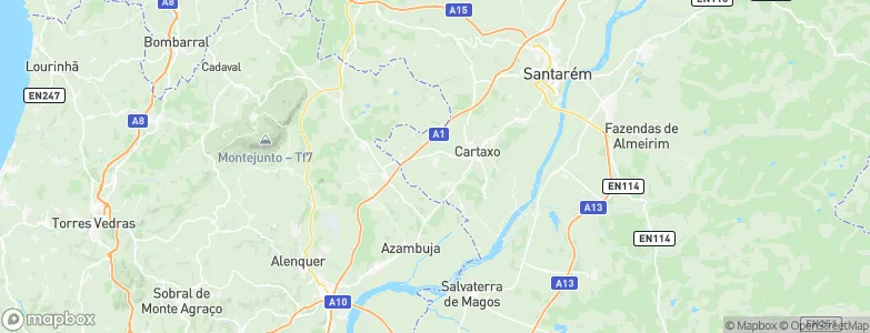 Pontével, Portugal Map
