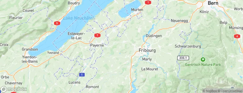 Ponthaux, Switzerland Map