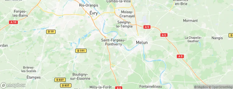 Ponthierry, France Map