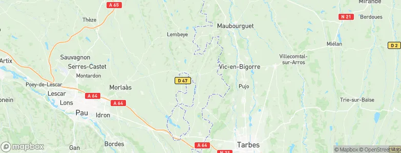 Pontiacq-Viellepinte, France Map