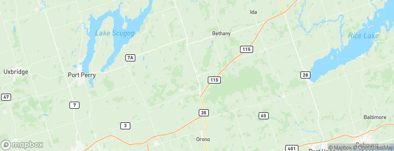 Pontypool, Canada Map