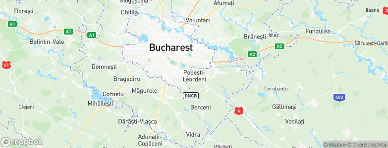 Popeşti-Leordeni, Romania Map