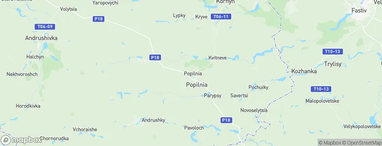 Popilnia, Ukraine Map