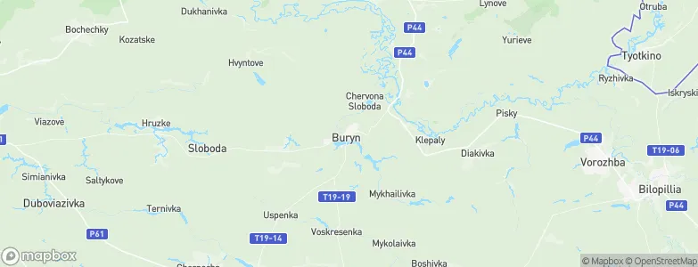 Popova, Ukraine Map