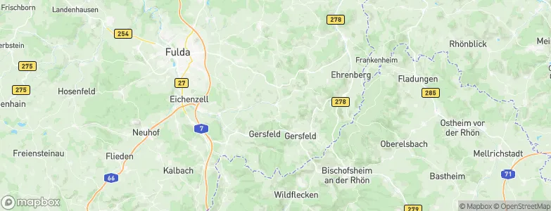 Poppenhausen, Germany Map