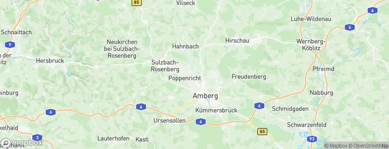 Poppenricht, Germany Map