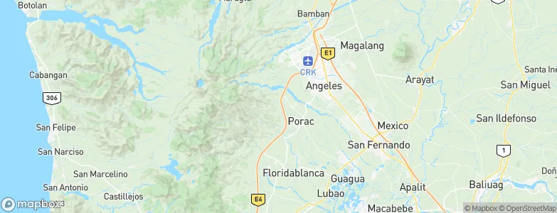Porac, Philippines Map