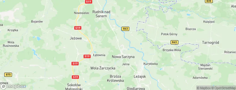 Poręba, Poland Map