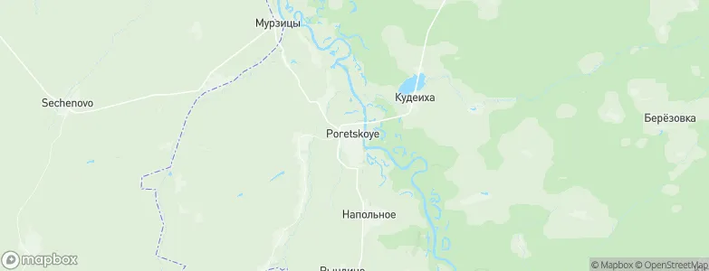 Poretskoye, Russia Map