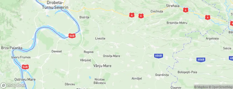 Poroina Mare, Romania Map