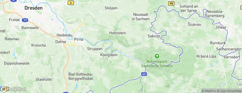 Porschdorf, Germany Map