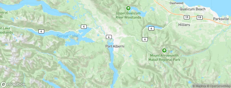 Port Alberni, Canada Map