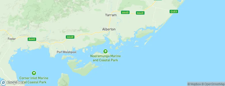 Port Albert, Australia Map
