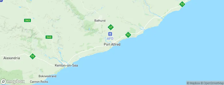 Port Alfred, South Africa Map