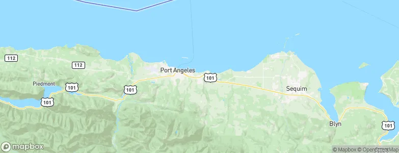 Port Angeles East, United States Map