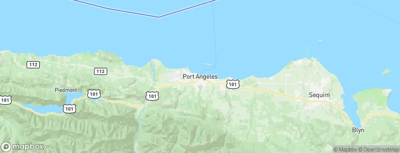 Port Angeles, United States Map